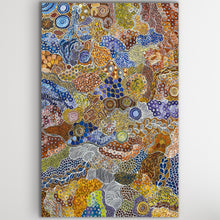 Load image into Gallery viewer, "My Country (Utopia)" original Aboriginal painting by Janet Golder Kngwarreye, 200cm x 126cm - authentic Indigenous Australian artwork
