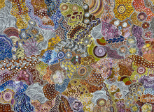 Load image into Gallery viewer, "My Country (Utopia)" original Aboriginal painting by Janet Golder Kngwarreye, 201cm x 149cm - authentic Indigenous Australian artwork
