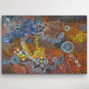 "Piltati Tjukurpa" Rhoda Tjitayi 148cm x 104cm