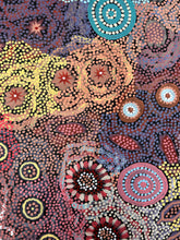 Load image into Gallery viewer, Intricate design from Grandmother&#39;s Country by Michelle Possum Nungurrayi representing connection to land and family heritage
