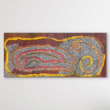 Load image into Gallery viewer, &quot;Fire Dreaming&quot; Maureen Nampijinpa Hudson 97cm x 43cm
