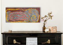 Load image into Gallery viewer, &quot;Fire Dreaming&quot; Maureen Nampijinpa Hudson 97cm x 43cm
