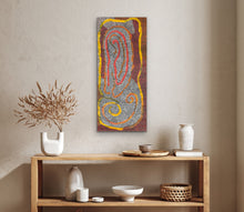 Load image into Gallery viewer, &quot;Fire Dreaming&quot; Maureen Nampijinpa Hudson 97cm x 43cm
