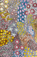 Load image into Gallery viewer, Colorful Aboriginal Utopia artwork with intricate patterns and textures
