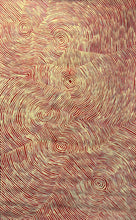 Load image into Gallery viewer, "Tingari" Aboriginal art by Jake James Tjapaltjarri - close-up detail, 158cm x 98cm

