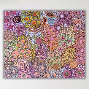 "Grandmother's Country" Michelle Possum Nungurrayi 112cm x 95cm