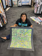 Load image into Gallery viewer, "Bush Flowers" Bernadine Johnson Kemarre 61cm x 61cm
