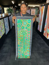 Load image into Gallery viewer, Aboriginal artwork by Bernadine Johnson Kemarre exhibited at Art by Farquhar in Edwardstown
