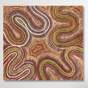 "Sand Dunes (Tali)" Gwenda Turner Nungurrayi 60cm x 55cm