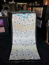 Load image into Gallery viewer, "Budgerigar Dreaming" original Aboriginal painting by Gwenda Nungurrayi Turner, 200cm x 102cm - authentic Indigenous Australian artwork
