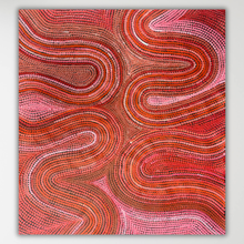 Load image into Gallery viewer, "Sand Dunes (Tali)" Gwenda Turner Nungurrayi 70cm x 75cm pink full painting
