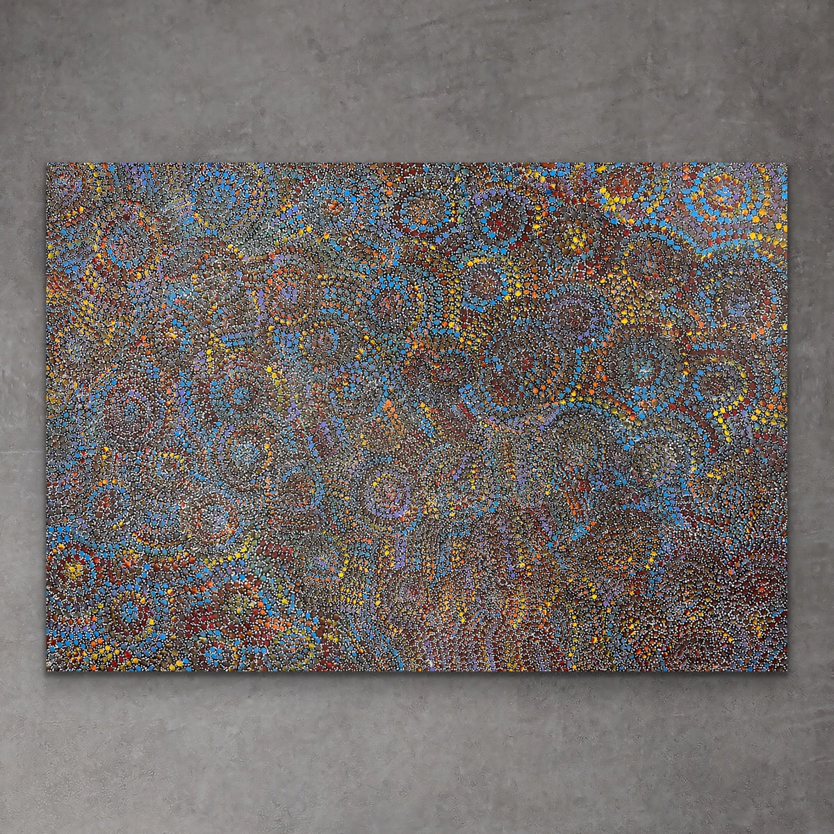 "My Country" original Aboriginal painting by Danielle Martin, 138cm x 96cm - authentic Indigenous Australian artwork