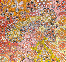 Load image into Gallery viewer, &quot;Bush Flowers&quot; Bernadine Johnson Kemarre 60cm x 61cm

