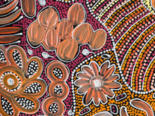 Load image into Gallery viewer, &quot;Bush Flowers&quot; Bernadine Johnson Kemarre 60cm x 60cm
