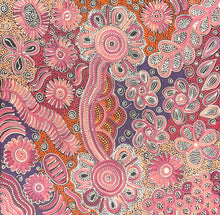 Load image into Gallery viewer, &quot;Bush Flowers&quot; Bernadine Johnson Kemarre 60cm x 60cm
