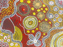 Load image into Gallery viewer, &quot;My Country (Utopia)&quot; Janet Golder Kngwarreye 41cm x 30cm
