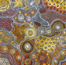 Load image into Gallery viewer, &quot;My Country (Utopia)&quot; Janet Golder Kngwarreye 61cm x 61cm
