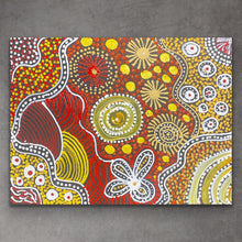 Load image into Gallery viewer, &quot;My Country (Utopia)&quot; Janet Golder Kngwarreye 41cm x 30cm
