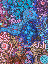 Load image into Gallery viewer, &quot;Waterhole Dreaming&quot; Khatija Possum 198cm x 98cm
