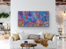 Load image into Gallery viewer, &quot;Waterhole Dreaming&quot; Khatija Possum 198cm x 98cm
