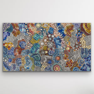 "My Country (Utopia)" Janet Golder Kngwarreye 195cm x 108cm