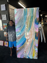 Load image into Gallery viewer, &quot;Pantu (Salt Lake)&quot; Janice Stanley 203cm x 89cm
