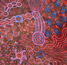 Load image into Gallery viewer, &quot;Mamungari-Nya&quot; Renae Nakamarra Nelson 60cm x 57cm
