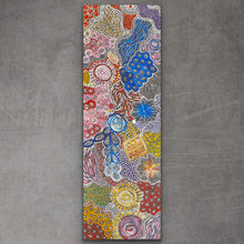 Load image into Gallery viewer, &quot;My Country (Utopia)&quot; Janet Golder Kngwarreye 41cm x 122cm
