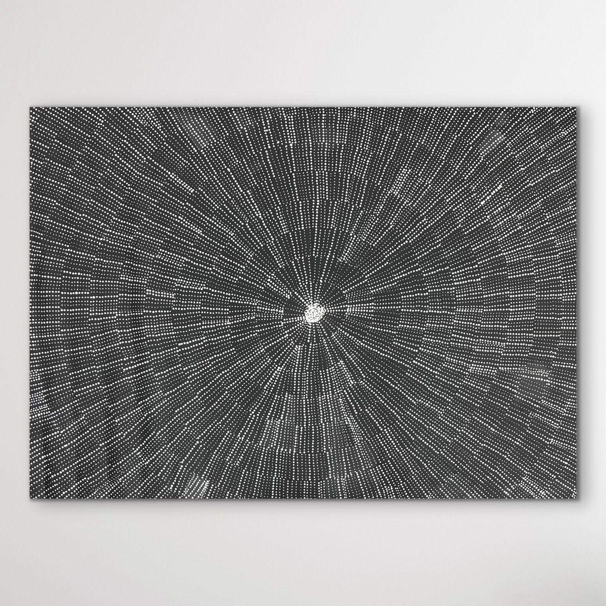 Marshall Jangala Robertson original Aboriginal dot art Seed Dreaming showing movement and cultural storytelling