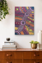 Load image into Gallery viewer, &quot;Minma Malilu&quot; Clarise Tunkin 102cm x 69cm painting displayed on wall
