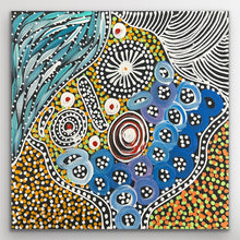 Load image into Gallery viewer, Small aboriginal painting by Janet Golder Kngwarreye
