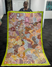 Load image into Gallery viewer, "My Country (Utopia)" original Aboriginal painting by Janet Golder Kngwarreye, 183cm x 119cm - authentic Indigenous Australian artwork
