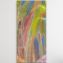 Load image into Gallery viewer, "Pantu (Salt Lake)" original Aboriginal painting by Janice Stanley, 172cm x 82cm - authentic Indigenous Australian artwork
