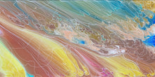 Load image into Gallery viewer, Janice Stanley Pantu Salt Lake (First Light) Aboriginal reproduction print bright with lots of colour full image
