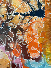 Load image into Gallery viewer, Janice Stanley original painting with Border and close up artwork. 
