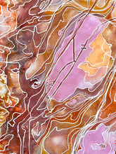 Load image into Gallery viewer, Janice stanley close up with pinks and browns
