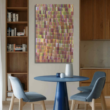 Load image into Gallery viewer, Jeannie Mills Original painting shown in art room setting vertical 
