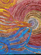 Load image into Gallery viewer, JoanneKen138cmx55cm red, blue, yellow painting
