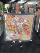 Load image into Gallery viewer, &quot;Budgerigar Dreaming &amp; Bush Tucker&quot; Julieanne Nungurrayi Turner 88cm x 88cm
