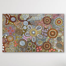 Load image into Gallery viewer, &quot;Budgerigar &amp; Bush Tucker Story&quot; Julieanne Nungurrayi Turner 140cm x 86cm
