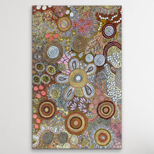 Load image into Gallery viewer, &quot;Budgerigar &amp; Bush Tucker Story&quot; Julieanne Nungurrayi Turner 140cm x 86cm
