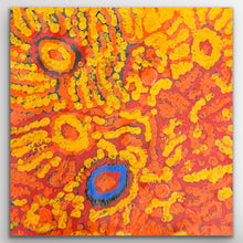 Load image into Gallery viewer, "Kapi Tjukul (Rock Holes)" original Aboriginal painting by Yaritji Heffernan, 30cm x 30cm - authentic Indigenous Australian artwork
