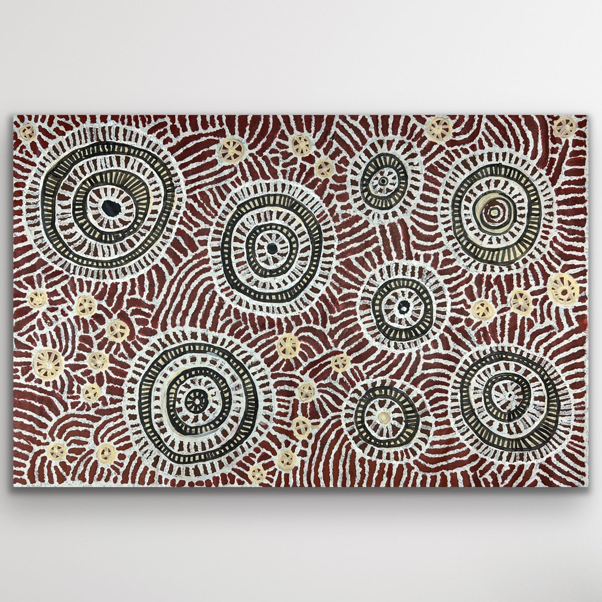 "Kapi Tjukul (Rock Holes)" Yaritji Heffernan 118cm x 78cm
