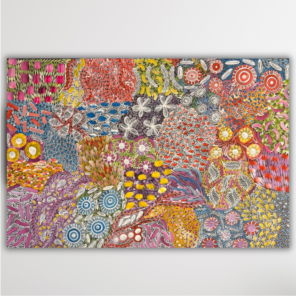 "Awelye" Karen Bird Ngale 141cm x 95cm