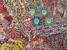 Load image into Gallery viewer, Close up Karen Bird ngale Awelye Original painting. 
