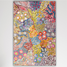 Load image into Gallery viewer, Karen Bird Aweyle. Utopian artist illustrating womens ceremonial body paint. 
