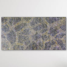 Load image into Gallery viewer, women journeying to gather Bush Plums purples and yellow ochre
