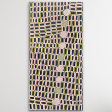 Load image into Gallery viewer, "Tingari" original Aboriginal painting by Walala Tjapaltjarri, 203cm x 103cm - authentic Indigenous Australian artwork
