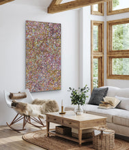 Load image into Gallery viewer, Birds eye view Utopia painting show in living room on wall
