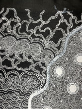Load image into Gallery viewer, &quot;Looking after Waterhole in My Country=&quot; Kianne Nakamarra Williams 60cm x 98cm
